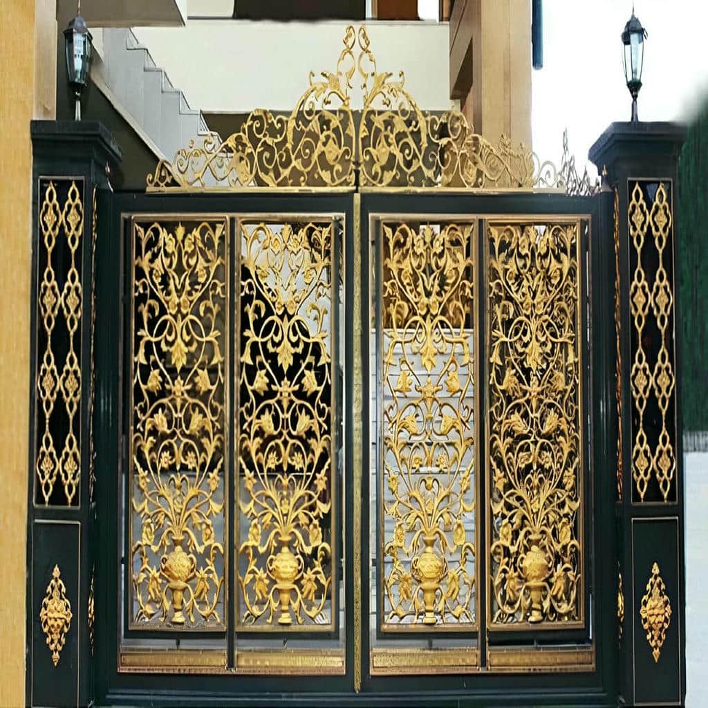 درب فلزی حیاط مدل ساده درب فلزی حیاط مدل ساده