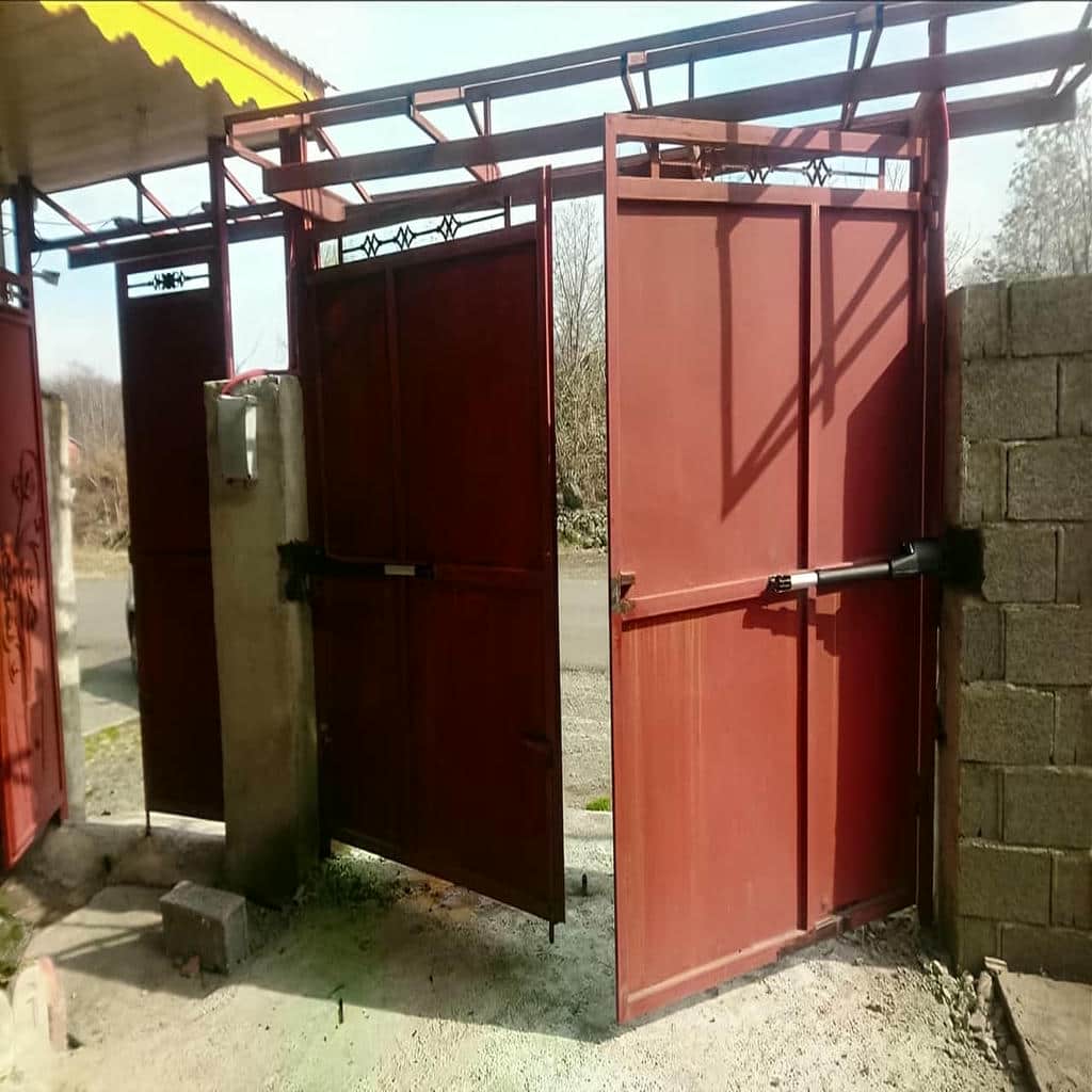 جک درب پارکینگ روی لنگه فولادی استان خراسان شمالی