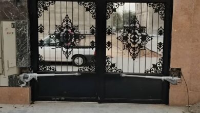 جک درب پارکینگ کنار رمپ شیب دار استان کهگیلویه و بویراحمد