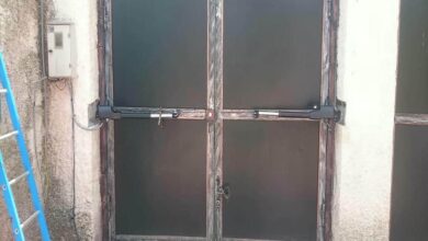 جک درب پارکینگ کنار ستون قدیمی استان آذربایجان شرقی