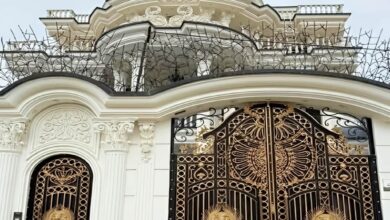 درب حیاط زغالی استان خراسان شمالی کنار رمپ سنگی
